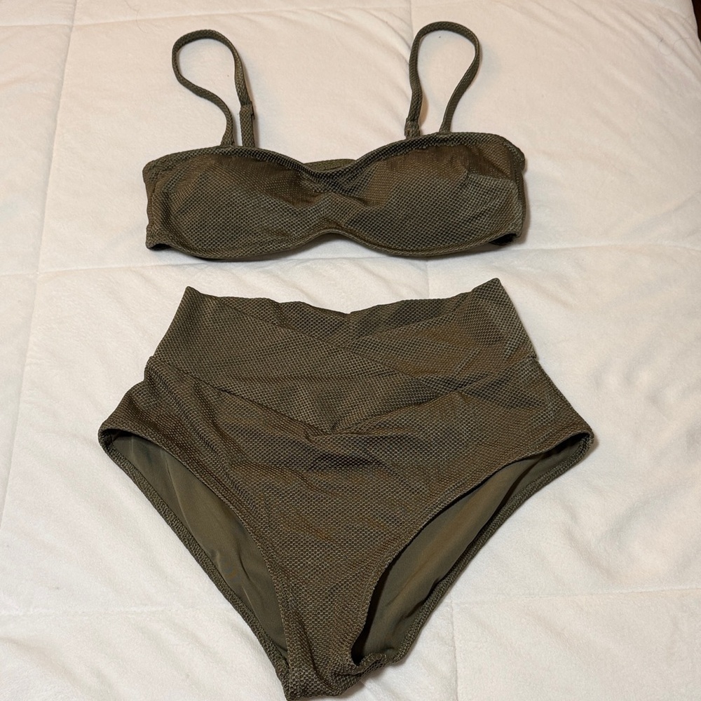 Aerie High Waisted Bikini Set